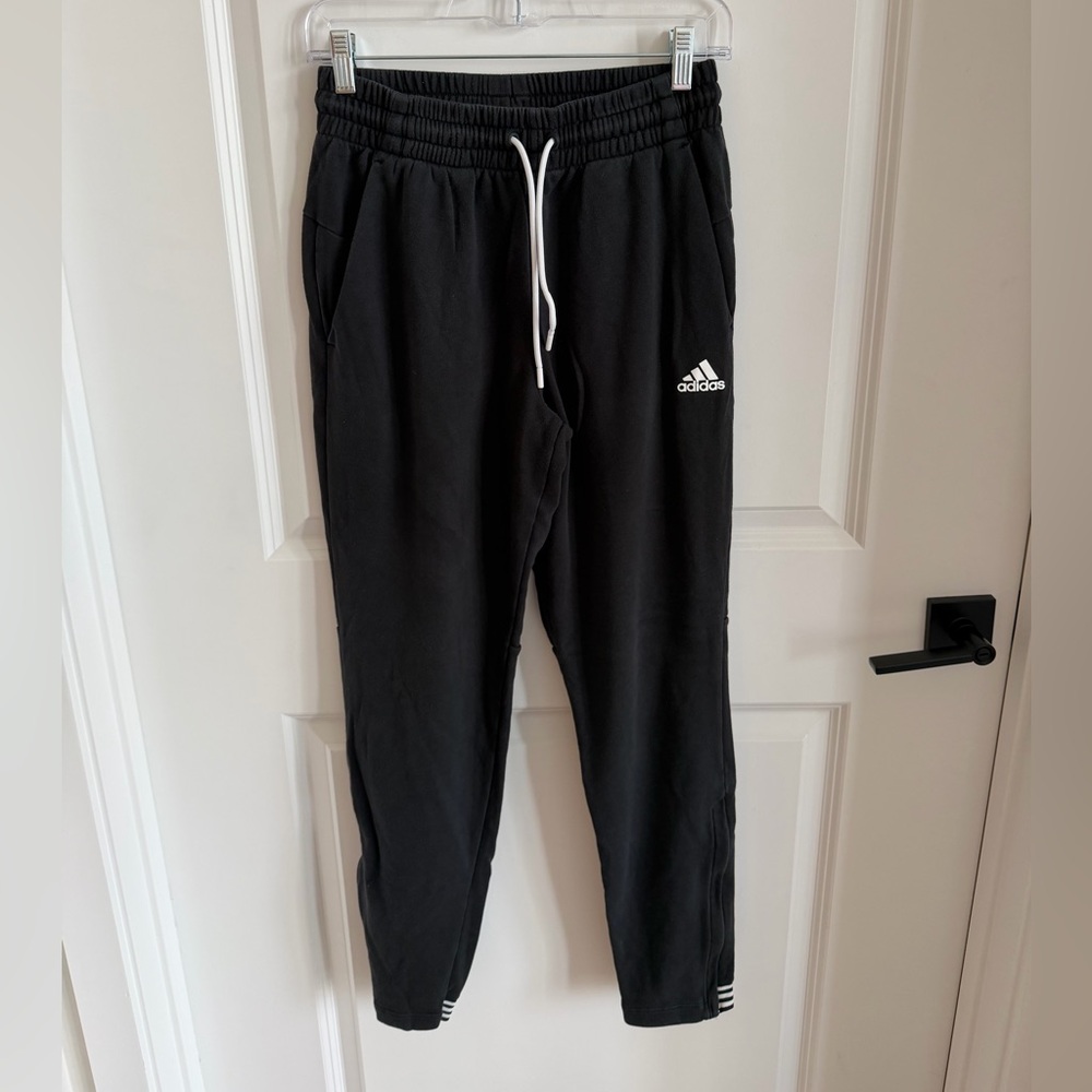 Adidas Black Jogger Sweatpants